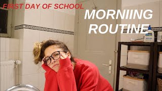 GRWM: first day of school morning routine