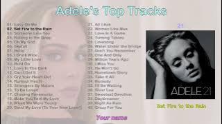 Adele's Top Tracks