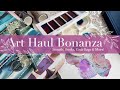 Art haul bonanza stencils books grab bags  more