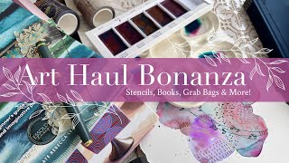 Art Haul Bonanza: Stencils, Books, Grab Bags & More! screenshot 4