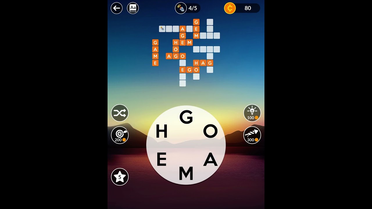 Wordscapes Level 202 Dusk 10