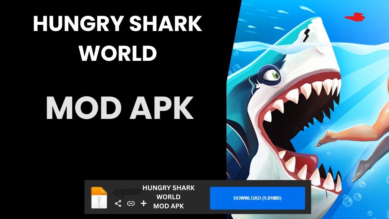 Download Hungry Shark World Mod Apk v6.3.6 Unlimited Money &