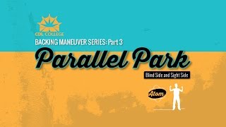 🎬 TRUCK DRIVER STUDENTS! Parallel Park, Driver/Blind Side NEW