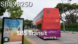 SBS Transit Bus Service 8 ( Short Joyride VSO )