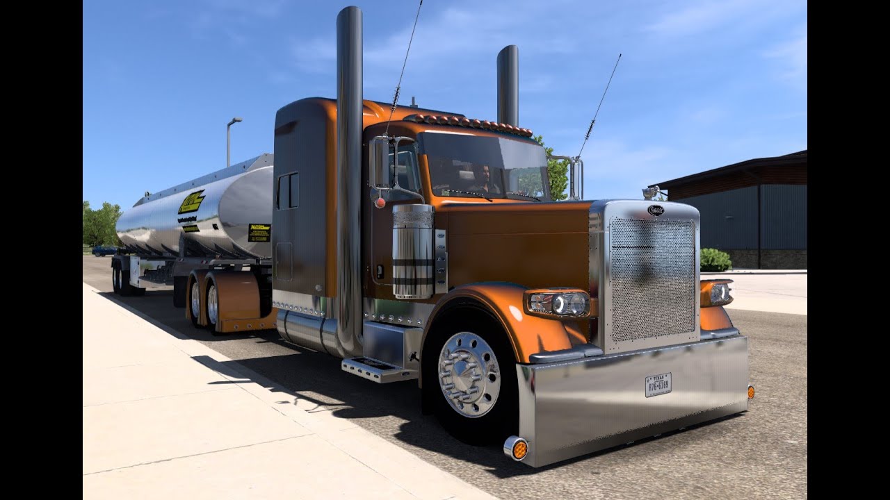 Making Deliveries In The Pete ATS 22 PC - YouTube