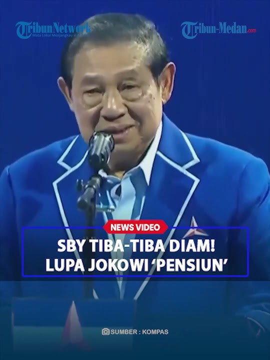 MOMEN SBY TIBA-TIBA TERDIAM! Salah Ucap Sukseskan Pemerintahan 'Jokowi' di Depan Para Kader