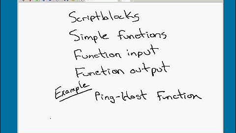 POWERSHELL : Function Input Output and Script Block