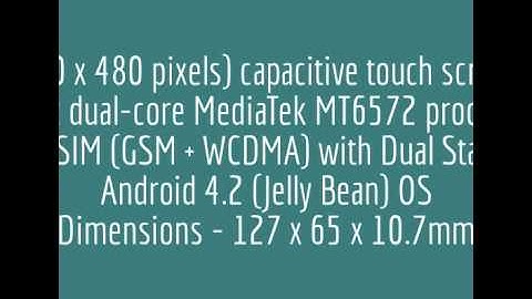 Intex Cloud Y4 Specifications - Price in India