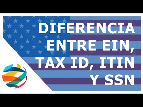 Vídeo: Diferencia Entre La Identificación Fiscal Federal Y El EIN