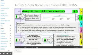 Solar Noon Explanation 1E.7