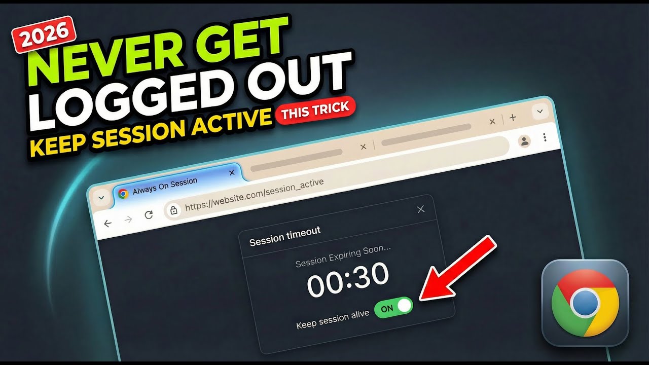 Never Get Logged Out: Keep Any Website Session Active with This Trick