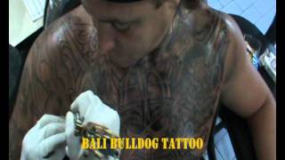 Bali Bulldog Tattoo Full Chest