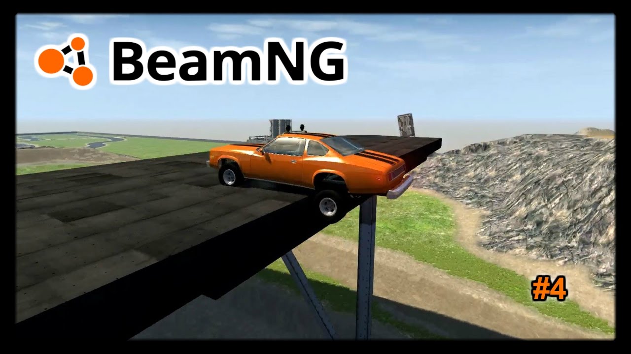BeamNG.Drive Big Ramp crash compilation 4 - YouTube