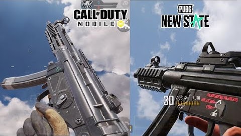 COD Mobile vs New State Mobile - Weapon Inspections Comparison