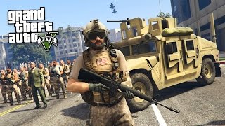 MILITARY TAKEOVER!! (GTA 5 Mods)