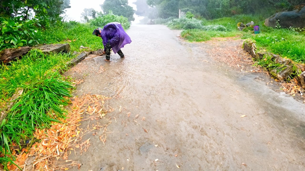 Flood Rescue Draining Massive Waters by Clearing Clogged Drains - YouTube