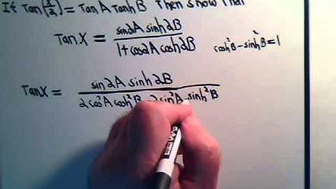 Hyperbolic Trigonometric Functions  Example 3 Part 2