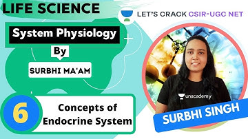 Concepts of Endocrine System | System Physiology | Target CSIR-UGC NET 2020/2021