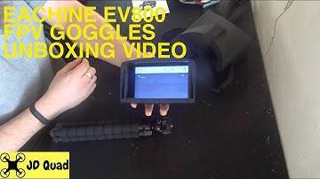 Eachine EV800 FPV Racing Drone FPV Goggles Unboxing Video