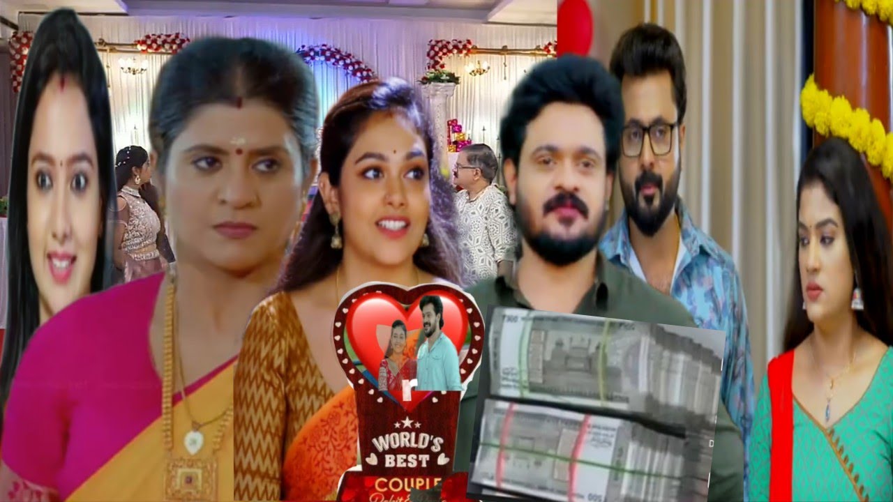 മത്സരത്തിൽ സച്ചിക്കും രേവതിക്കും ലക്ഷങ്ങൾ സമ്മാനമായി കിട്ടുമ്പോൾ😍നാണം കെട്ട്ശ്രുതി#chembaneerpoovu