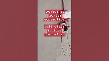router to router connection.#router