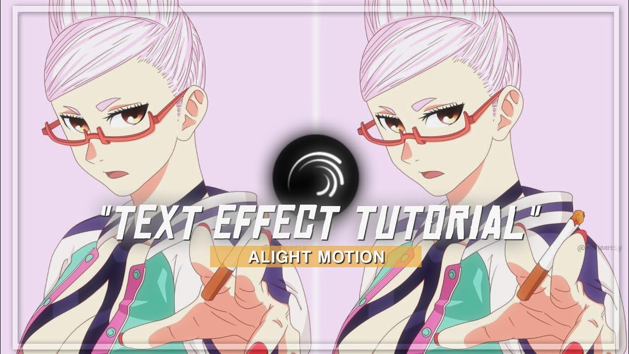 TEXT EFFECT TUTORIAL || ALIGHT MOTION - YouTube