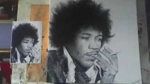 jimi hendrix paintings by russ ingram