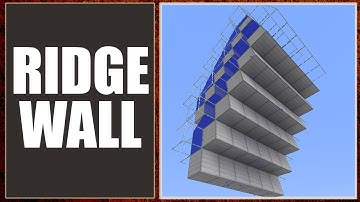 Minecraft Factions: Ridge Wall [Anti-Sand Wall!] [Tutorial] [1.7/1.8+]