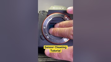 Camera Sensor Cleaning Tutorial
