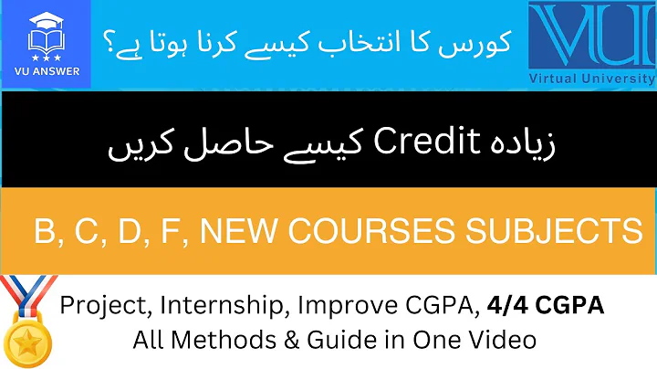 VU Course Selection Kesy Karni hoti h | 2025 100% Correct Complete Method with Details Guidelines