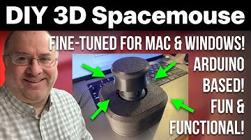 DIY 3D Spacemouse - for MacOS & Windows - affordable, usable Arduino project!