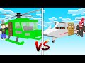 UÇAK EV VS HELİKOPTER EV! ✈️🚁 - Minecraft