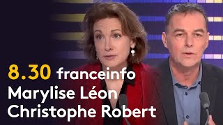 Le 8h30 franceinfo de Marylise Léon et Christophe Robert