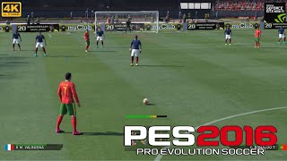Download lagu Portugal vs France | PES 2016 PC Gameplay - 4K