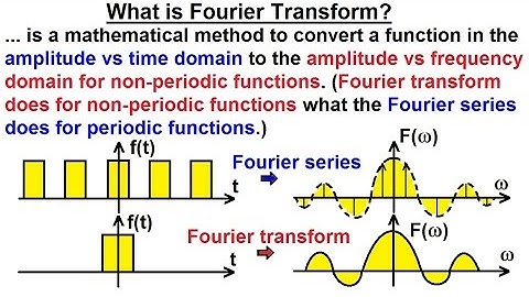 Electrical Engineering: Ch 19: Fourier Transform (1 of 45) What is a Fourier Transform?