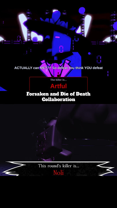 Forsaken & Die Of Death Collab Skins #forsaken #roblox #robloxshorts #dieofdeath #animation #viral