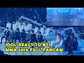 Idols Reaction To BTS Persona + Boy In Luv + Boy With Luv + Solos VCR + Dionysus @MMA 2019 FULL