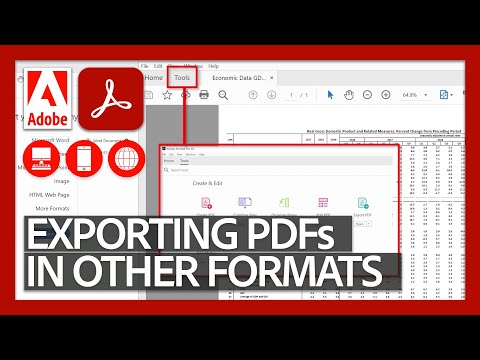 Exporting PDF to Other Formats | Acrobat DC for Educators