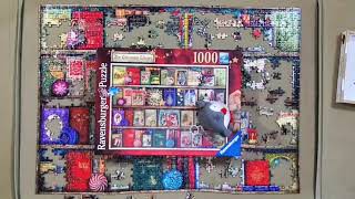 The Christmas Library Puzzle Time Lapse (Oddly Satisfying)
