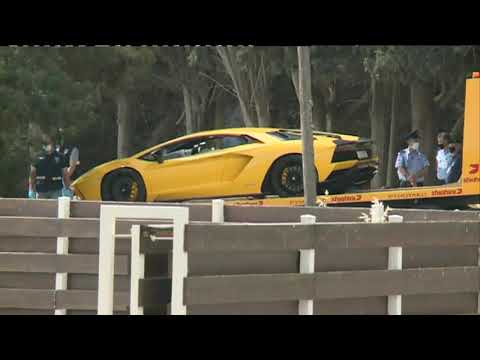 Φονικό Μενεού: Πλάνα από τη γαζωμένη Lamborghini