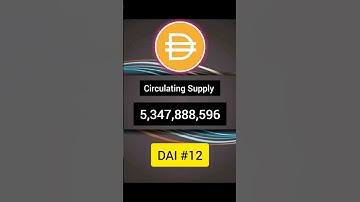 🔴Dai Stable Coin Circulating & Maximum Supply 🤔  ? #Dai #stablecoin #crypto #Sagarocs