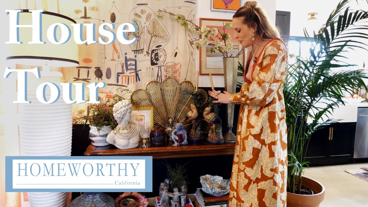 CALIFORNIA HOUSE TOUR |  An Eclectic & Vibrant Fashion Designer's Home in Orange County