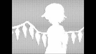 BAD APPLE but it's ASCII Characters - ON-WHITE VERSION (  I made black as well )