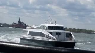 Boat docking - New York Waterways - Downtown Manhattan