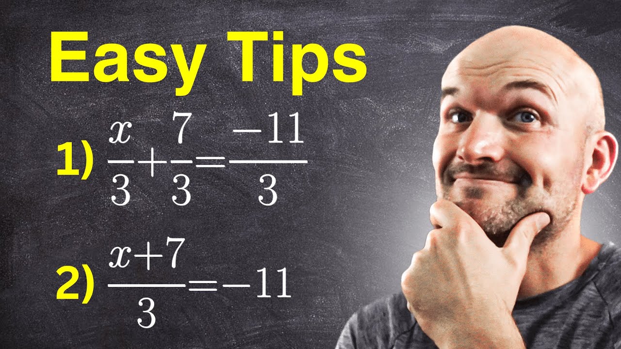 Easy Tips with Solving Two Step Equations - YouTube