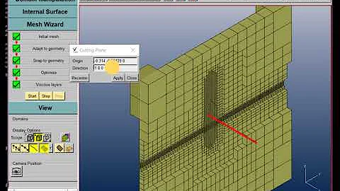 NUMECA Fine/Marine; HEXPRESS - Checking the quality of the mesh