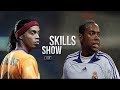 Ronaldinho  robinho  samba skills show  barcelona  real madrid