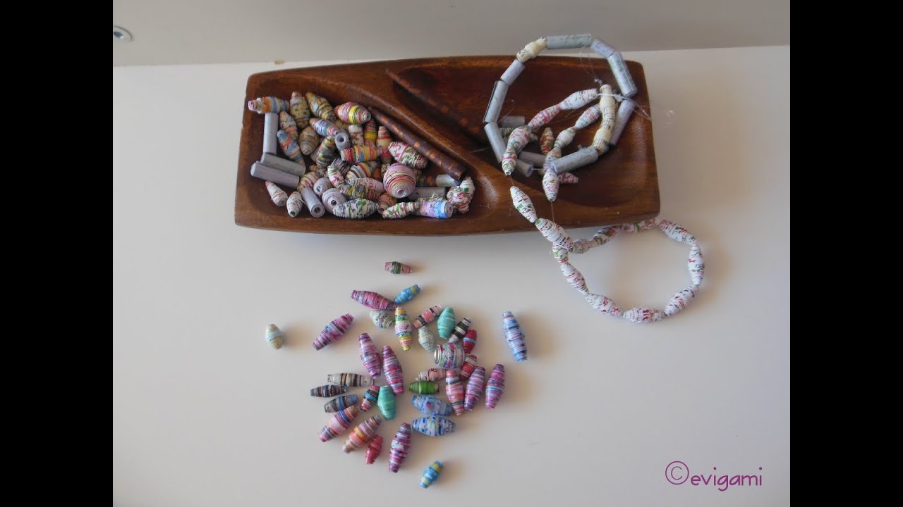 Papierperlen einfach selbst machen. Teil 1: Auswahl des Papiers und Zuschneiden der Papierstreifen