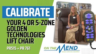 How to Calibrate Your Golden Technologies Lift Chair - 5-Zone (PR515 & PR761)