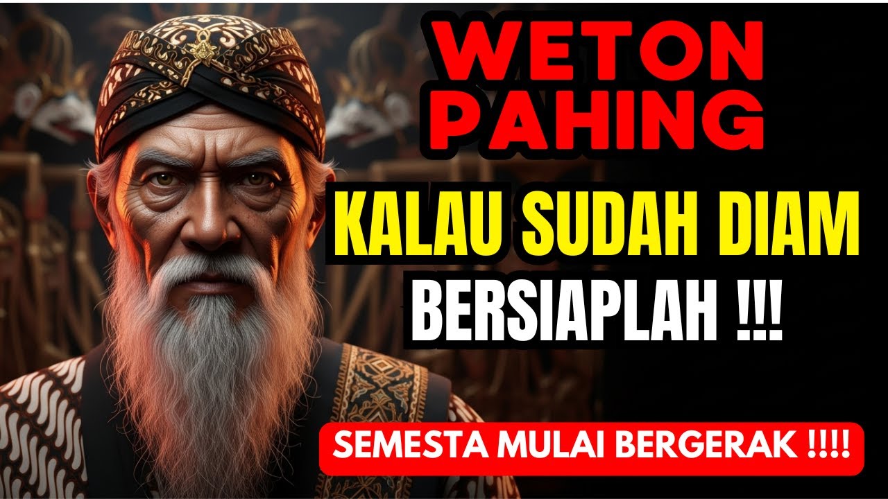 Jika Pahing Sudah Diam Bersiaplah! Sesuatu Akan Terjadi!